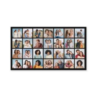Create Your Own 28 Photo Collage Pack of 100 Loyalty Card