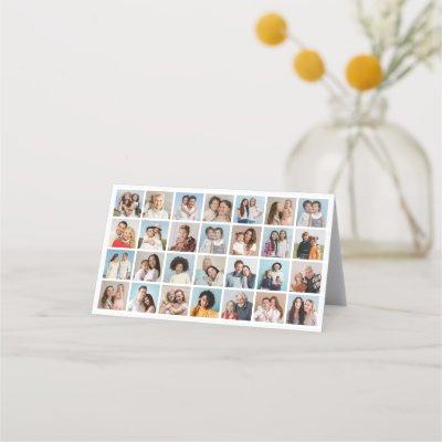 Create Your Own 28 Photo Collage Pack of 25 Appointment Card