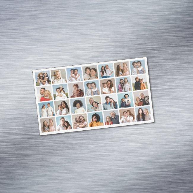 Create Your Own 28 Photo Collage Pack of 25 Magnet