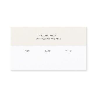 Create Your Own Appointment Reminder Stylish Plain