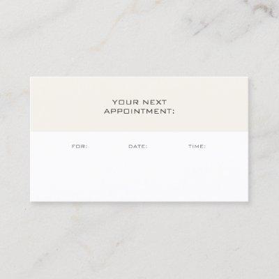 Create Your Own Appointment Reminder Stylish Plain