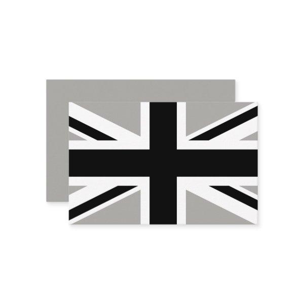 Create Your Own Black and White Union Jack