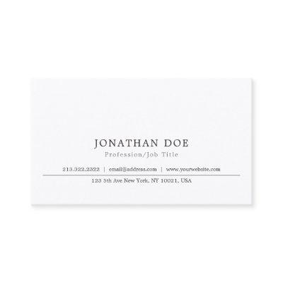 Create Your Own Classic Elegant Simple Template