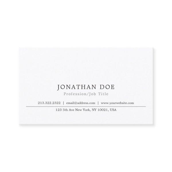 Create Your Own Classic Elegant Simple Template
