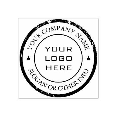 Create Your Own Custom Business Logo Rubber Stamp