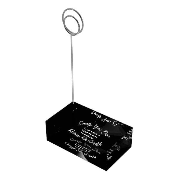 Create Your Own Custom Personalized Place Card Holder