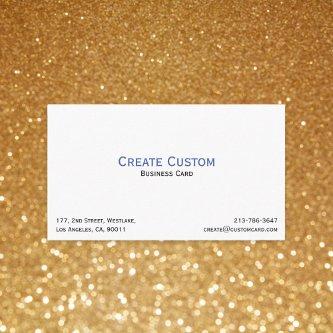 Create Your Own Custom Personalized Professional