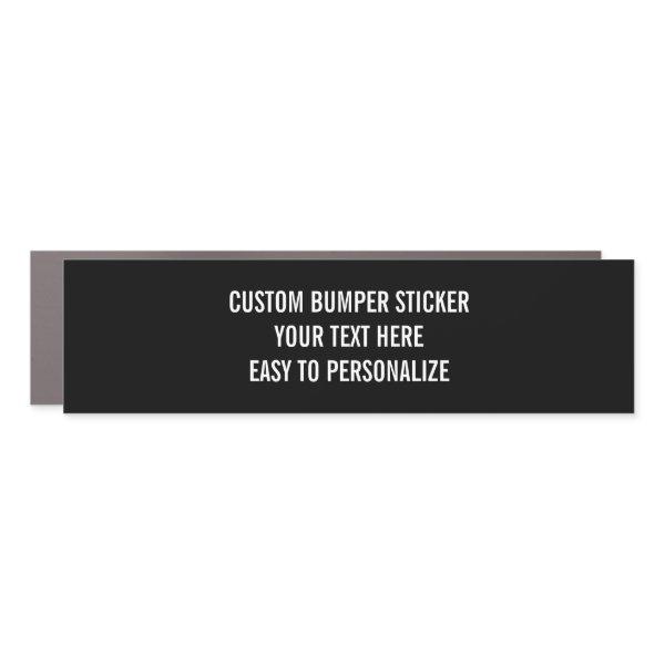 CREATE YOUR OWN - CUSTOMIZABLE BLANK CAR MAGNET