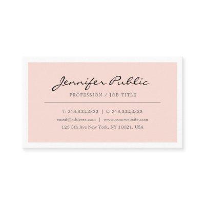 Create Your Own Elegant Blush Pink Minimalist