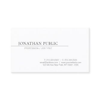 Create Your Own Minimal Design Elegant White Plain