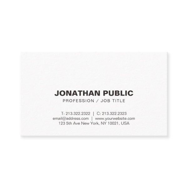 Create Your Own Minimalist Modern Chic White Plain