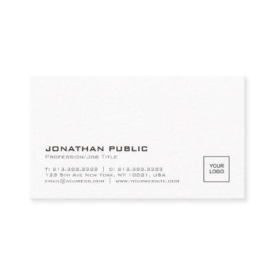 Create Your Own Modern Logo Plain Elegant White