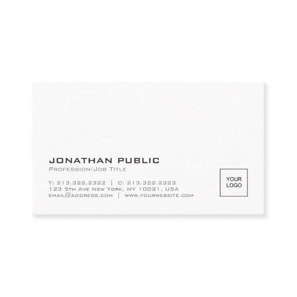 Create Your Own Modern Logo Plain Elegant White