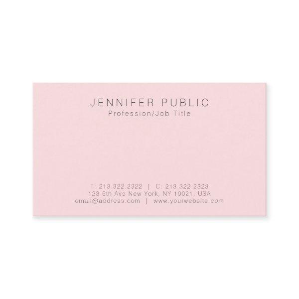 Create Your Own Modern Simple Beautiful Plain Luxe