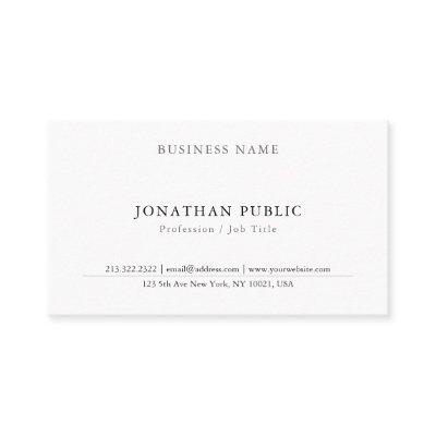 Create Your Own Modern Simple Chic Template
