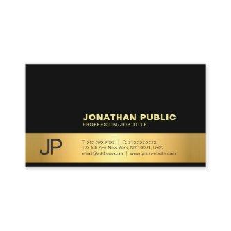 Create Your Own Modern Stylish Gold Monogram