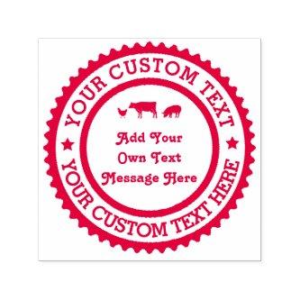 Create Your Own Personalized Text Image Self-inking Stamp