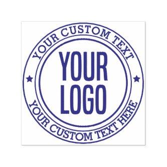 Create Your Own Personalized Text Logo Self-inking Stamp