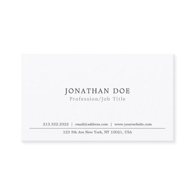 Create Your Own Professional Classic Elegant Sleek