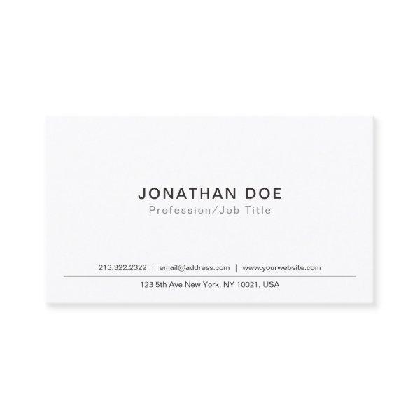 Create Your Own Professional Classic Elegant Smart