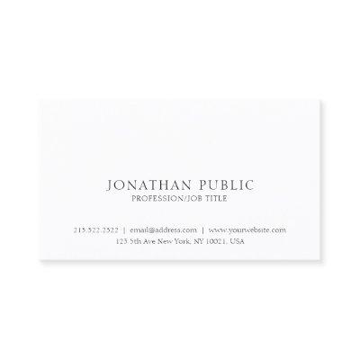 Create Your Own Professional Modern Elegant Simple