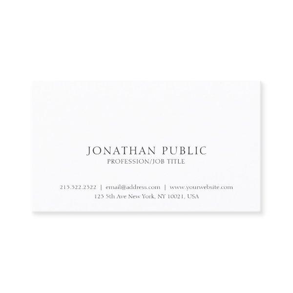 Create Your Own Professional Modern Elegant Simple