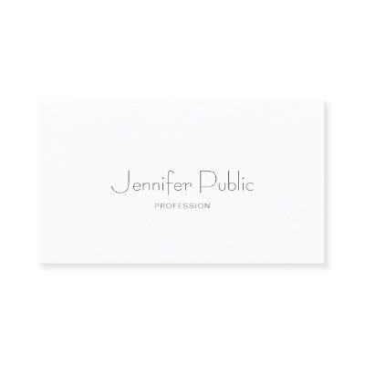 Create Your Own Professional Modern Elegant Sleek
