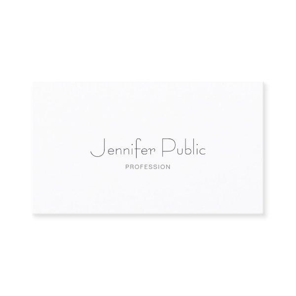 Create Your Own Professional Modern Elegant Sleek