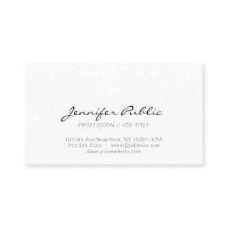 Create Your Own Professional Modern Elegant White