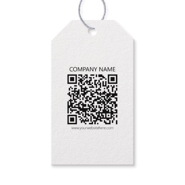 Create Your own QR Code | Black and White Gift Tags