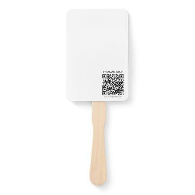 Create Your own QR Code | Black and White Hand Fan