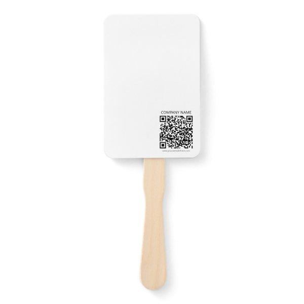Create Your own QR Code | Black and White Hand Fan