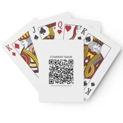 Create Your own QR Code | Black and White Poker Cards