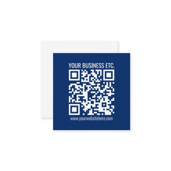 Create Your Own QR Code | Blue Enclosure Card