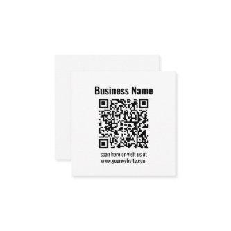 Create Your Own QR Code | Transperant Enclosure Card