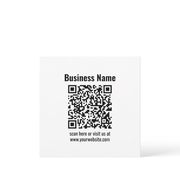 Create Your Own QR Code | Transperant Note Card