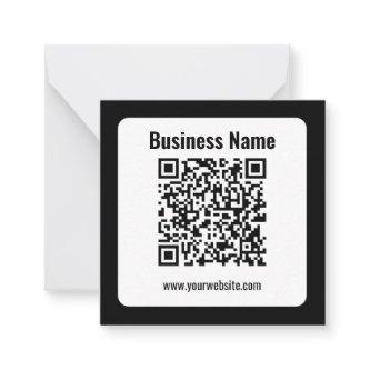 Create Your Own QR Code | Transperant Note Card