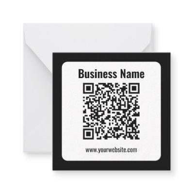 Create Your Own QR Code | Transperant Note Card