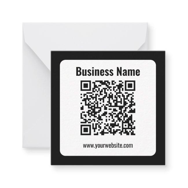 Create Your Own QR Code | Transperant Note Card