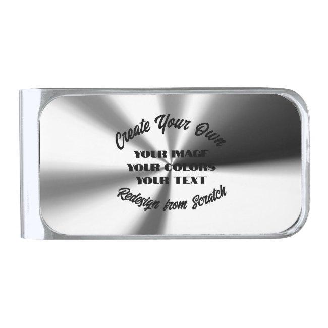 Create Your Own Silver Finish Money Clip