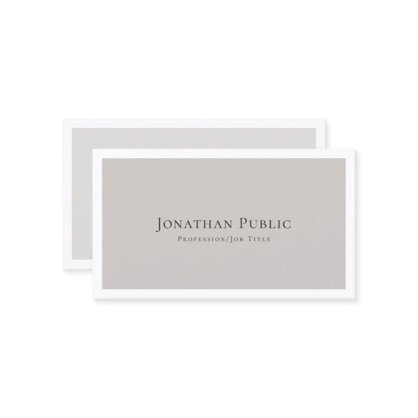 Create Your Own Stylish Modern Elegant Plain