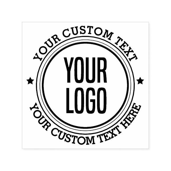 Create Your Own Text Logo Self-inking Stamp