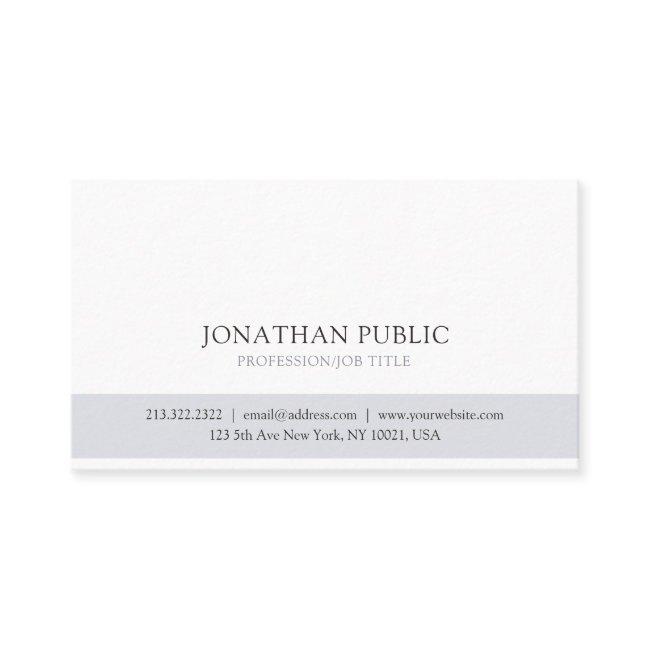 Create Your Professional Classic Stylish Simple