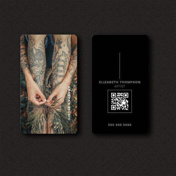 Creative Artist Custom Artwork Photo With QR Code