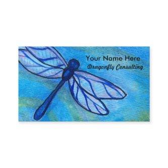 Creative Blue Dragonfly Watercolor