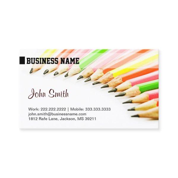 Creative Colored Pencils Design