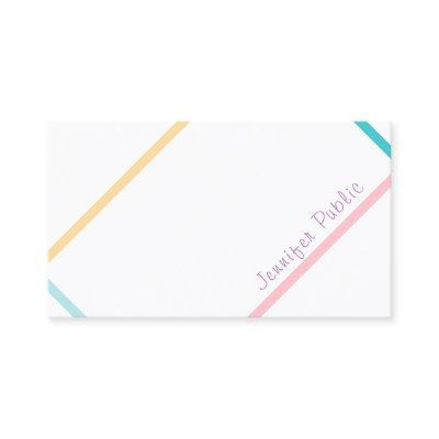 Creative Colorful  Modern Design Hand Script Text