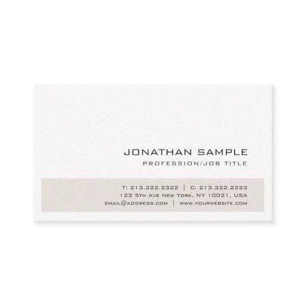 Creative Elegant Colors Trendy Sleek Professional