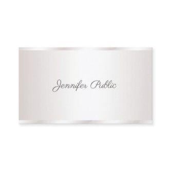 Creative Freehand Script Modern Glam Plain Luxury