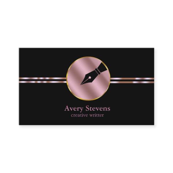 Creative Freelance Writer Calligraphy Nib Logo